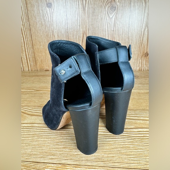 🟢Women’s Suede Cutout Accent Slingback Pumps Bootie Women's Size 6 US Fall - Picture 7 of 13